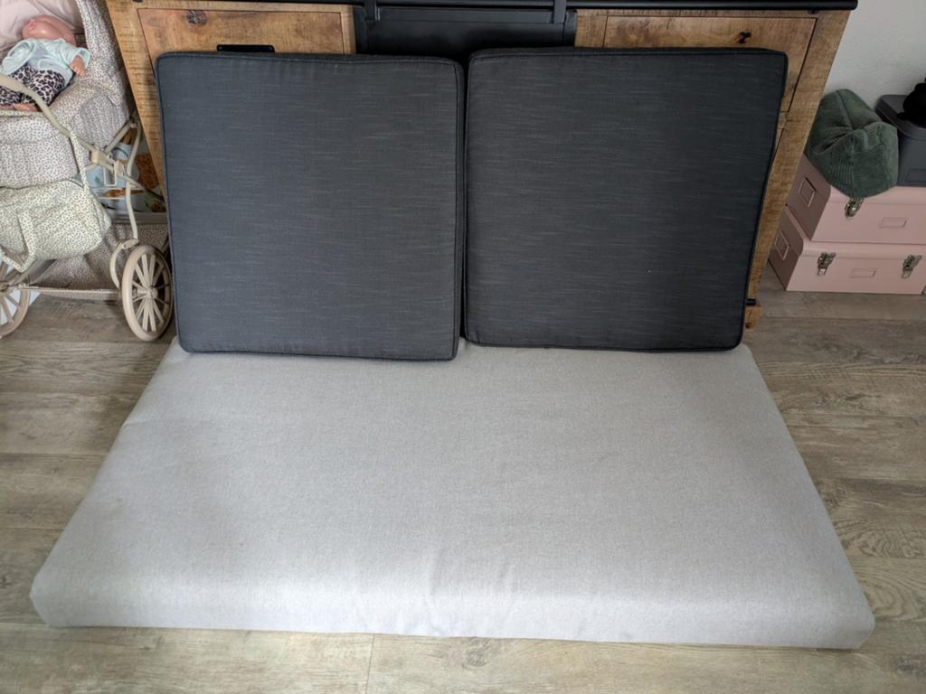 Palletkussen set, Ophalen