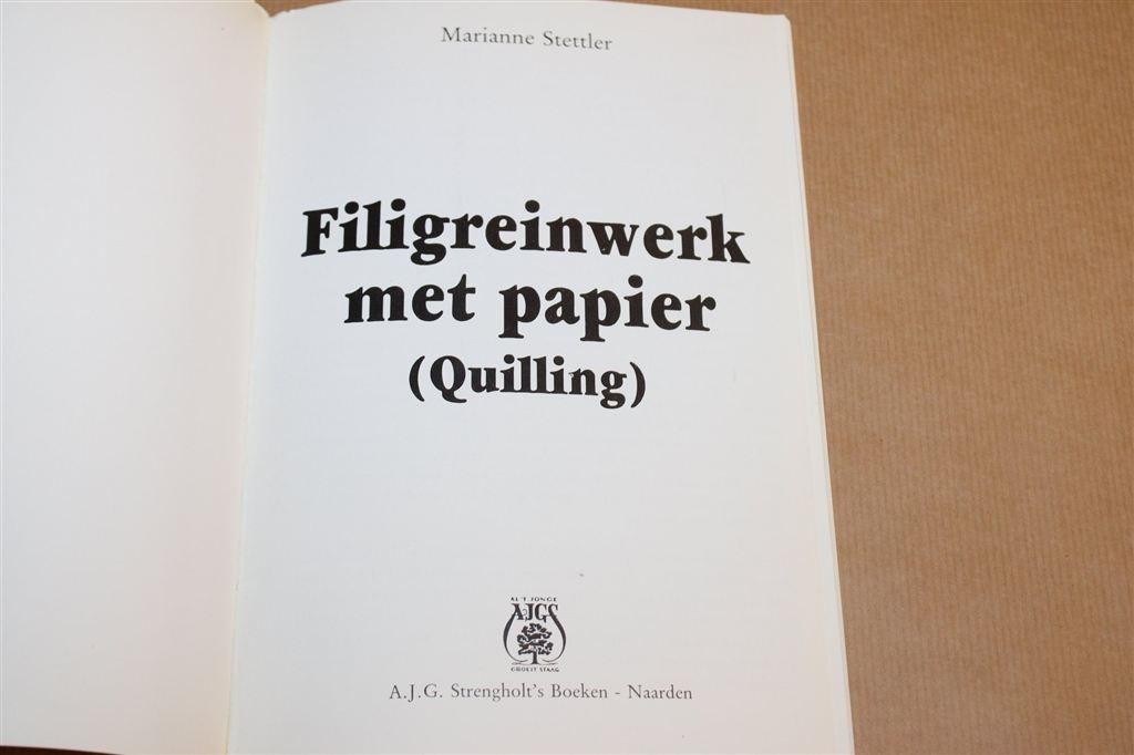 Filigreinwerk met Papier — Quilling Patronen & Modellen, Ophalen of Verzenden, Gelezen