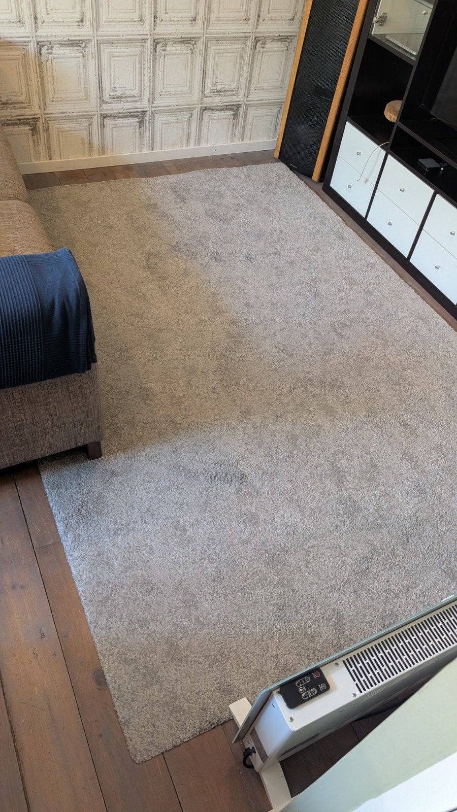 Vloerkleed IKEA STOENSE | Grey 240x170, Ophalen, 150 tot 200 cm, 200 cm of meer, Zo goed als nieuw