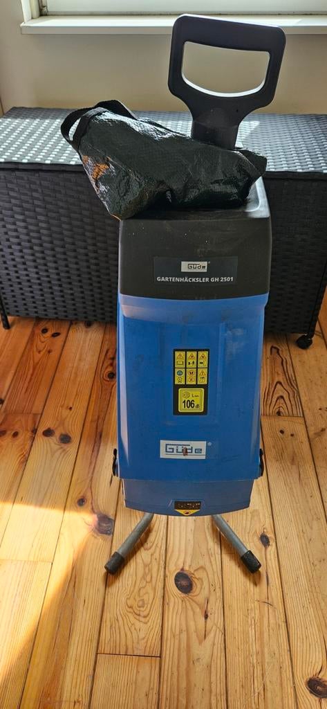 Güde GH 2501 hakselaar met opvangzak, Ophalen, Zo goed als nieuw, Elektrisch, Met opvangzak