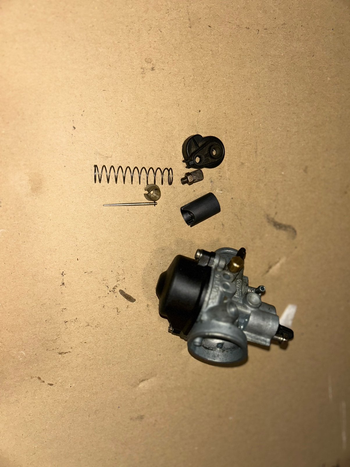Dellorto 17.5(compleet), Fietsen en Brommers, Ophalen of Verzenden, Zo goed als nieuw, Carburateur