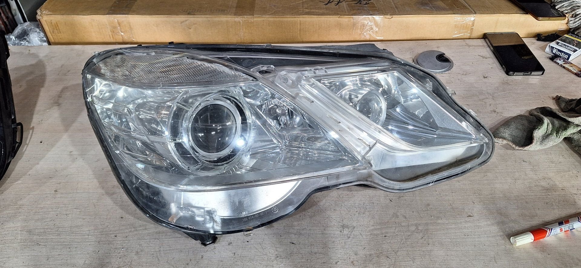 Mercedes-Benz E W212 koplamp, Gebruikt, -, -, Ophalen of Verzenden