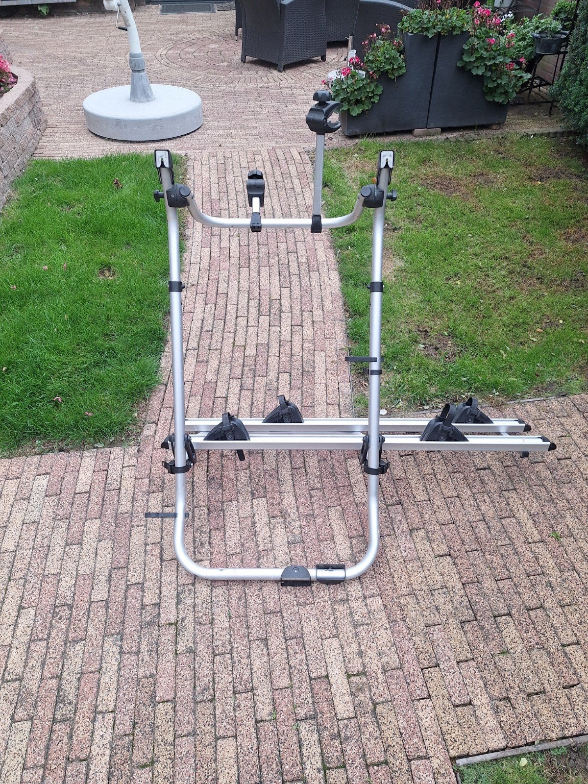 Stevige fietsendrager voor camper 2 fietsen - Gebruikt, Auto diversen, Ophalen of Verzenden, 2 fietsen, Gebruikt, Trekhaakdrager
