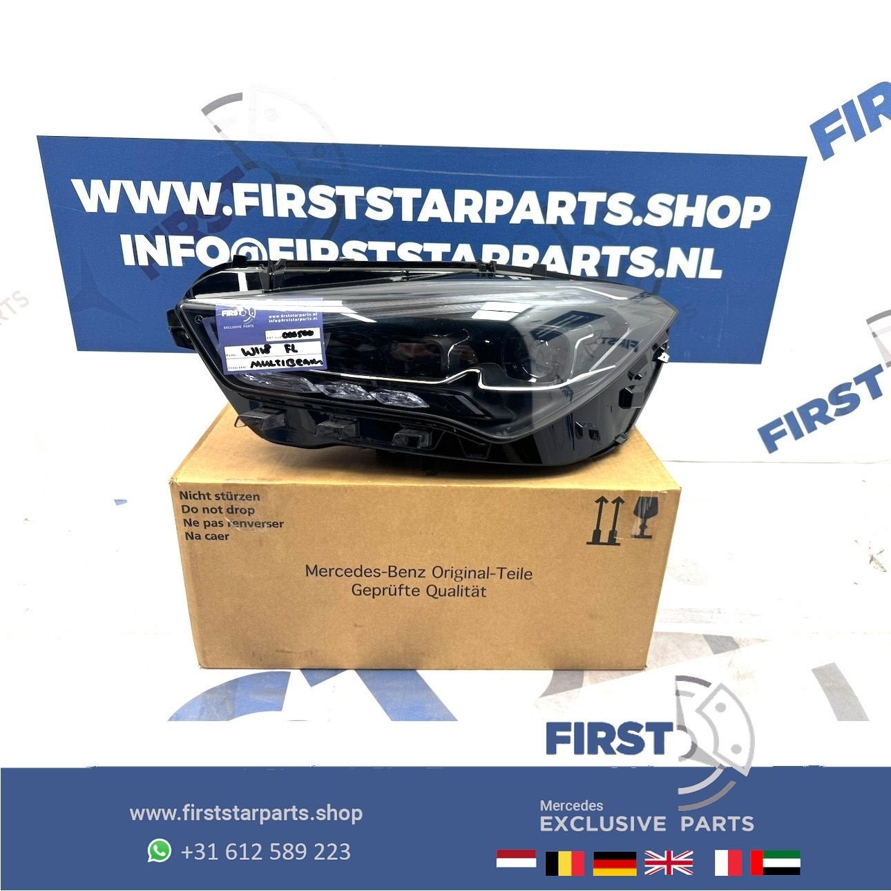 C118 W118 CLA FACELIFT KOPLAMP Mercedes LINKS MULTIBEAM 2019, Gebruikt, -, Ophalen of Verzenden, -