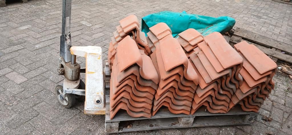 Dakpannen gevelpan., Ophalen, Steen of Klei, 15 m² of meer, Dakpannen