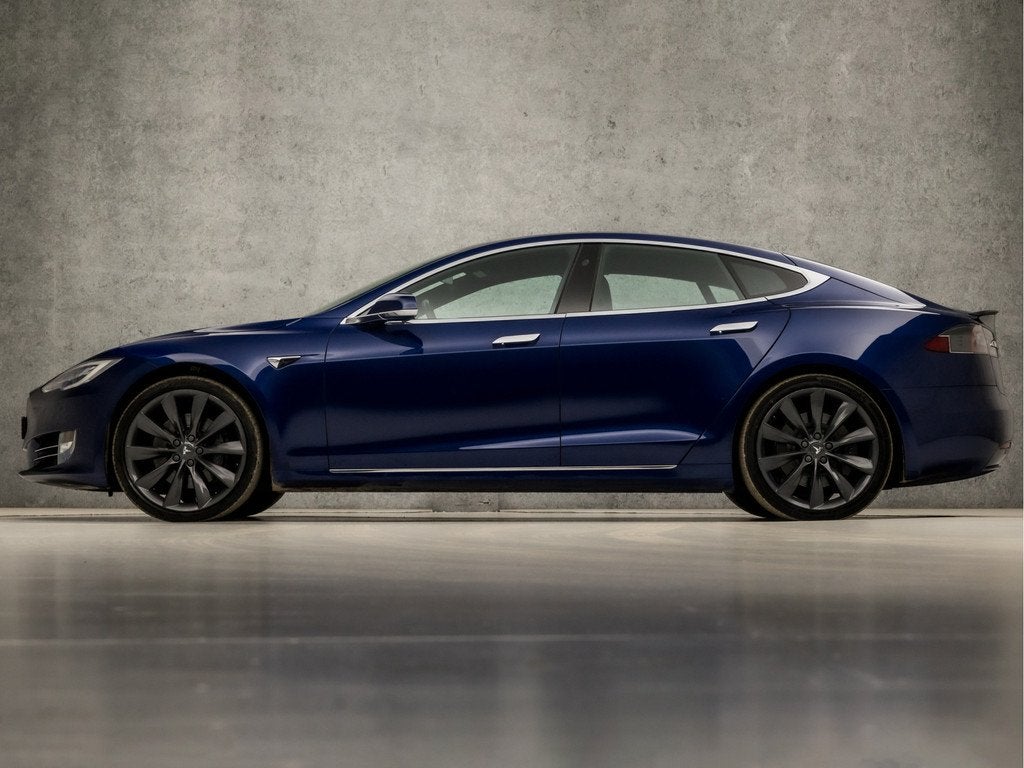 Tesla Model S 90D Performance Pack 422Pk (PANORAMADAK AUTOPI, Auto's, Tesla, Automaat, Gebruikt, Leder en Stof, Origineel Nederlands