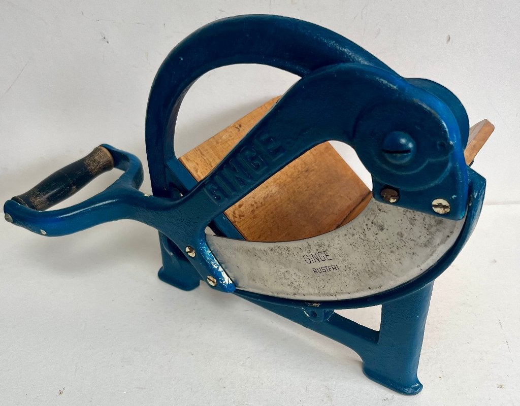 Vintage Deense broodsnijmachine van het merk Ginge (Raadvad), Ophalen of Verzenden