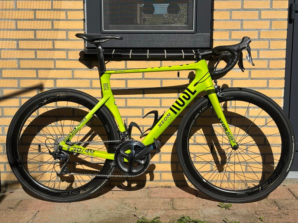 Rose Xeon CW racefiets - Ultegra, powermeter, extra wielset, Fietsen en Brommers, Fietsen | Racefietsen, Overige merken, Carbon