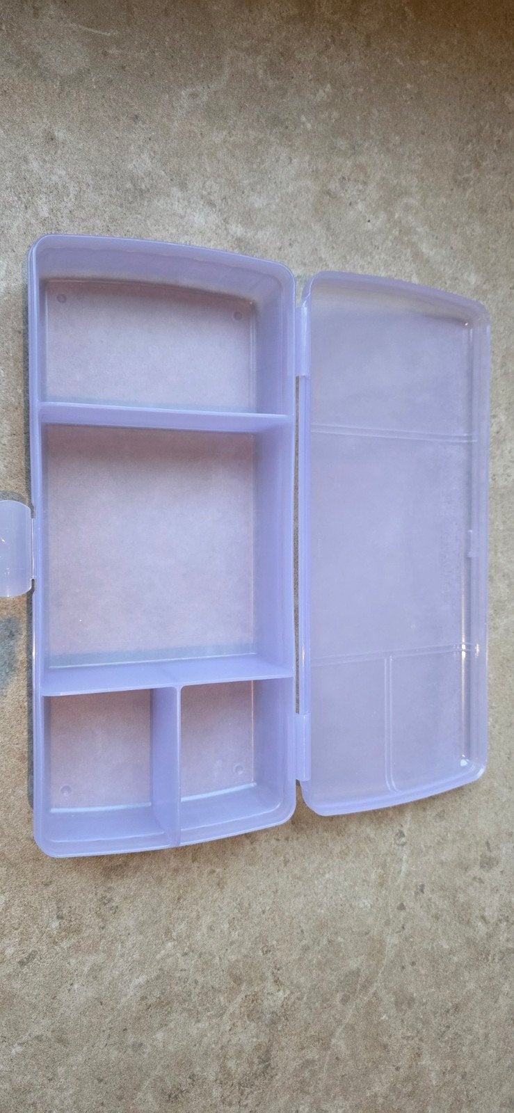 Tupperware verzameldoos met compartimenten, Huis en Inrichting, Gebruikt, Overige kleuren, Ophalen of Verzenden, Vaatwasserbestendig