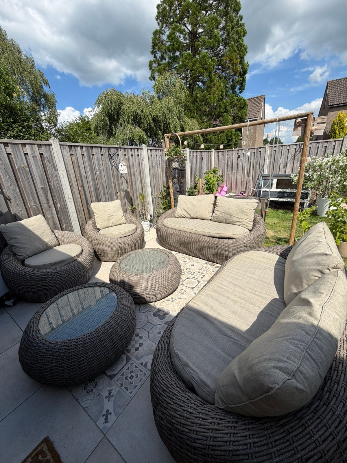 Ibiza loungeset, Ophalen, Zo goed als nieuw