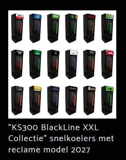 Hertog Jan, Heineken, Grolsch, Amstel Bier koelkast XXL, Zonder vriesvak, 200 liter of meer, 60 cm of meer, Nieuw