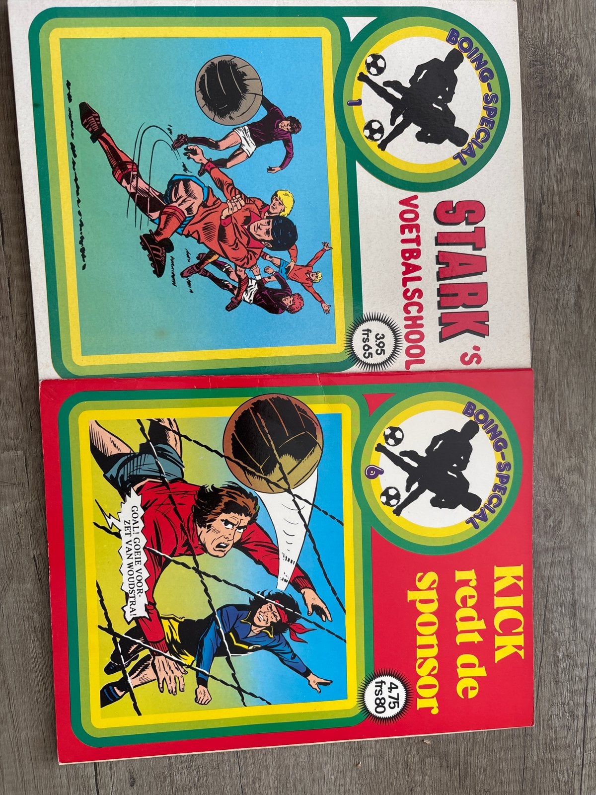 Boing-Special: Stark's Voetbalschool & Kick redt de sponsor, Meerdere stripboeken, Ophalen of Verzenden, Gelezen