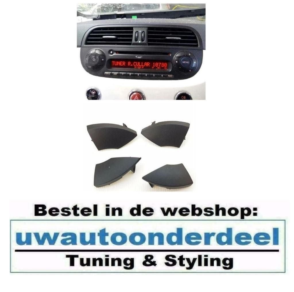 Cd Speler Radio Knopjes Knopje Afdekkap Afdek Kapje Fiat 500