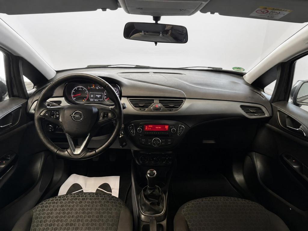 Opel Corsa 1.4 Edition|LAGE KM|STOEL/STUUR VERWAM.|AIRCO|CRU, Voorwielaandrijving, Stof, Gebruikt, Zwart