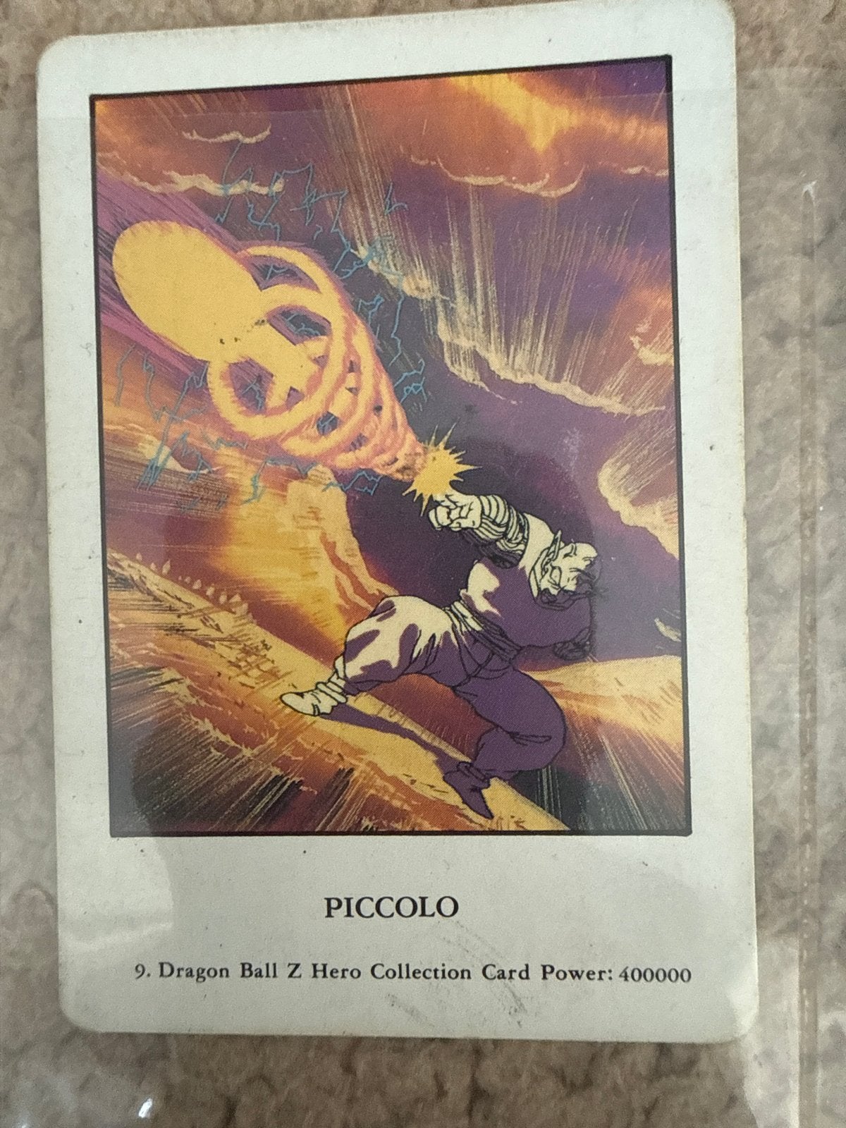Dragon Ball Z Hero Collection Kaart - Piccolo (400000 Kracht, Ophalen of Verzenden, Gebruikt