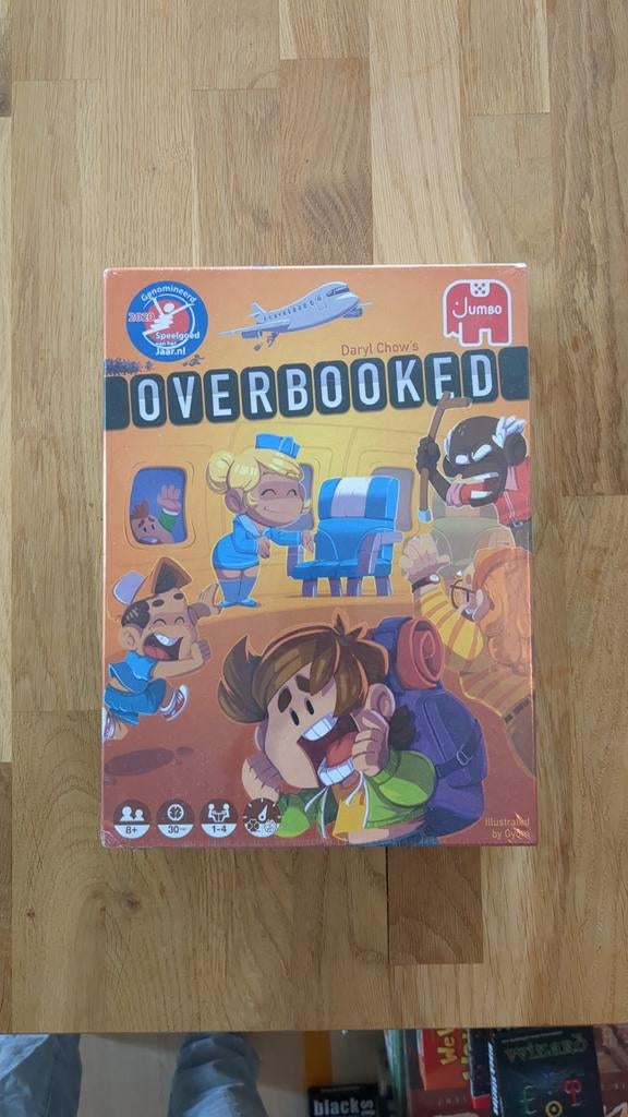 Overbooked bordspel - Nieuw in plastic - Jumbo, Een of twee spelers, Ophalen of Verzenden, Nieuw, Jumbo