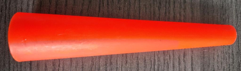Mini Maglite rode conus of kegel, Ophalen of Verzenden, Zo goed als nieuw, Batterij