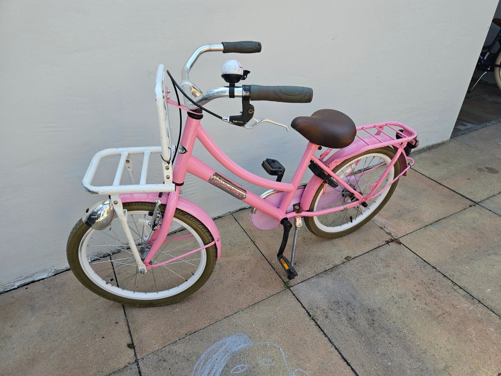 Popal meisjes fiets, Fietsen en Brommers, Ophalen, 22 inch