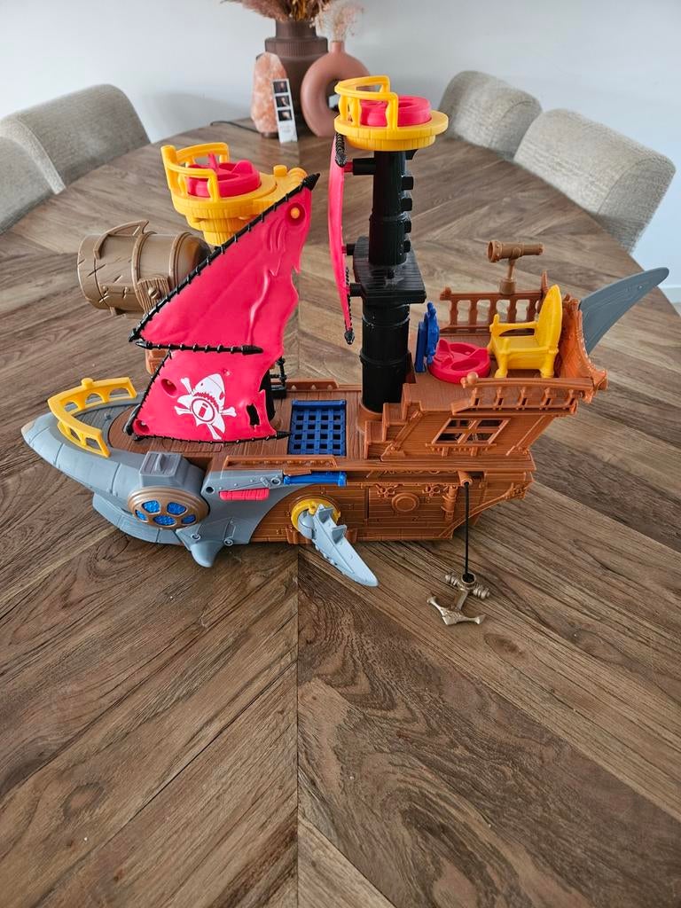 Fisher Price Piratenboot zonder attributen, Ophalen, Gebruikt