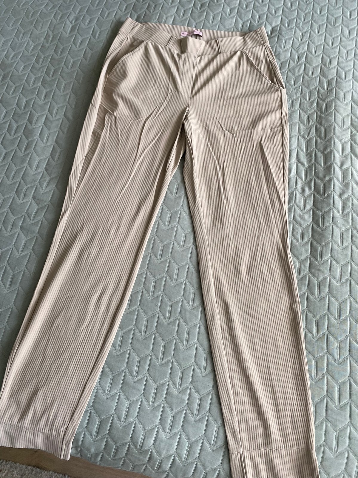 Zgan studio Anneloes broek L, Beige, Maat 42/44 (L), Ophalen of Verzenden, Zo goed als nieuw