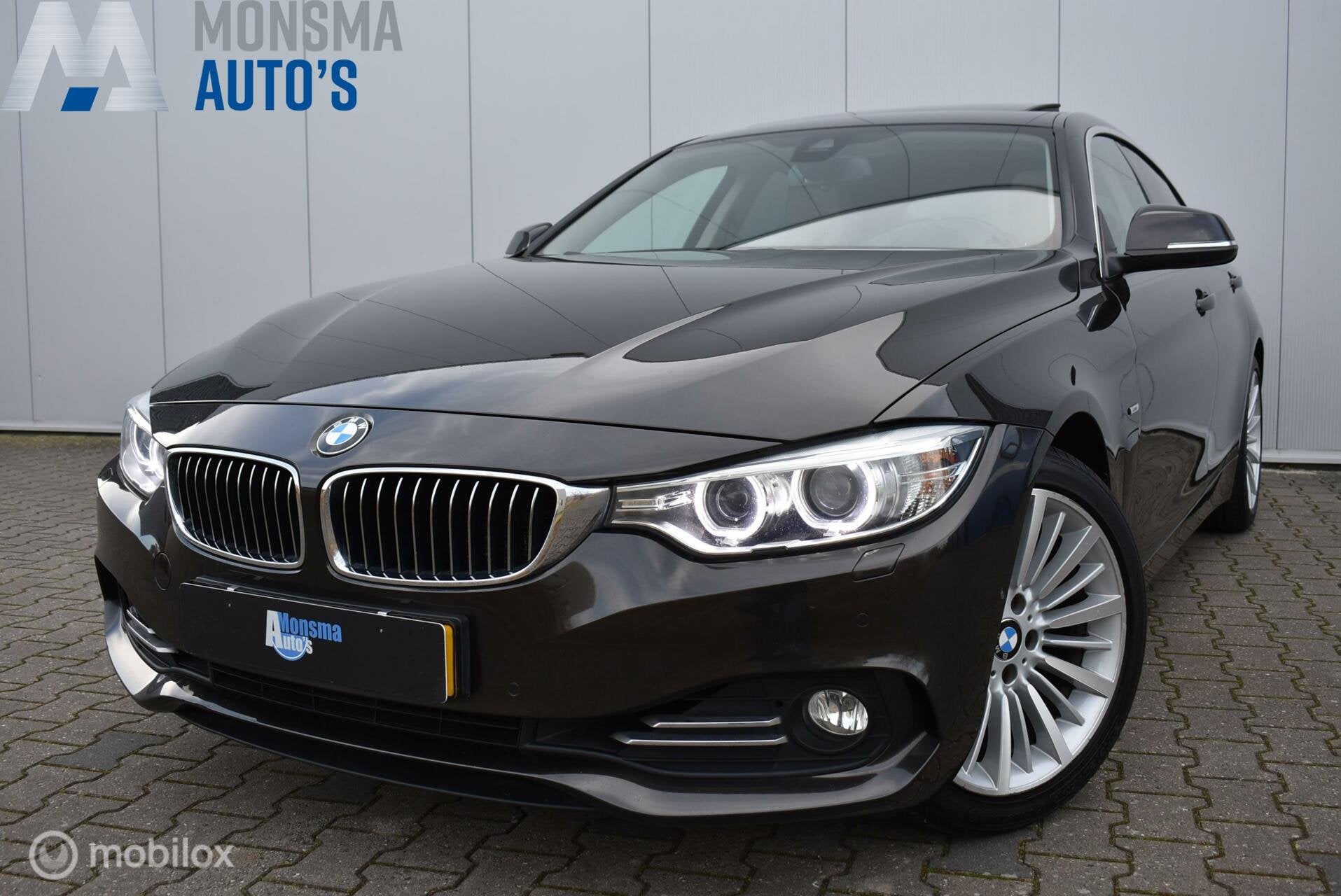BMW 420i Gran Coupé Luxury Jatoba Schuifdak HUD 360° Camer, Auto's, Automaat, Achterwielaandrijving, Gebruikt, 4 cilinders