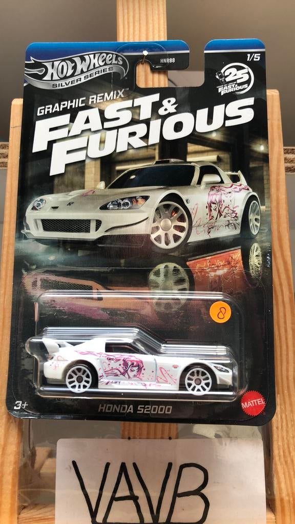 11 Honda s2000 Hot Wheels Hotwheels VAVB nieuw, Ophalen of Verzenden, Nieuw, Auto