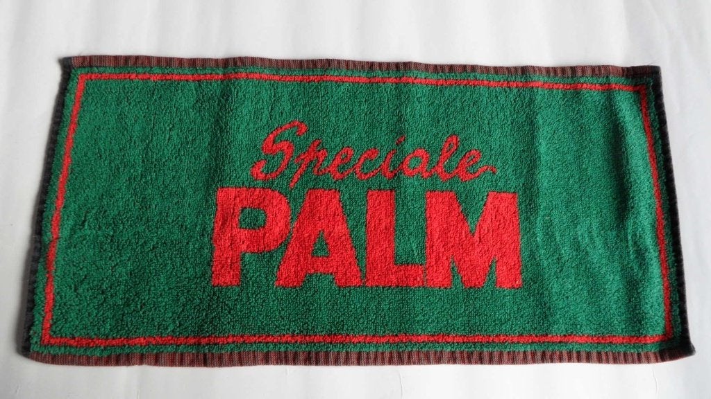 Palm bier barmatje 22 x 45 cm., Verzenden, Gebruikt, Gebruiksvoorwerp