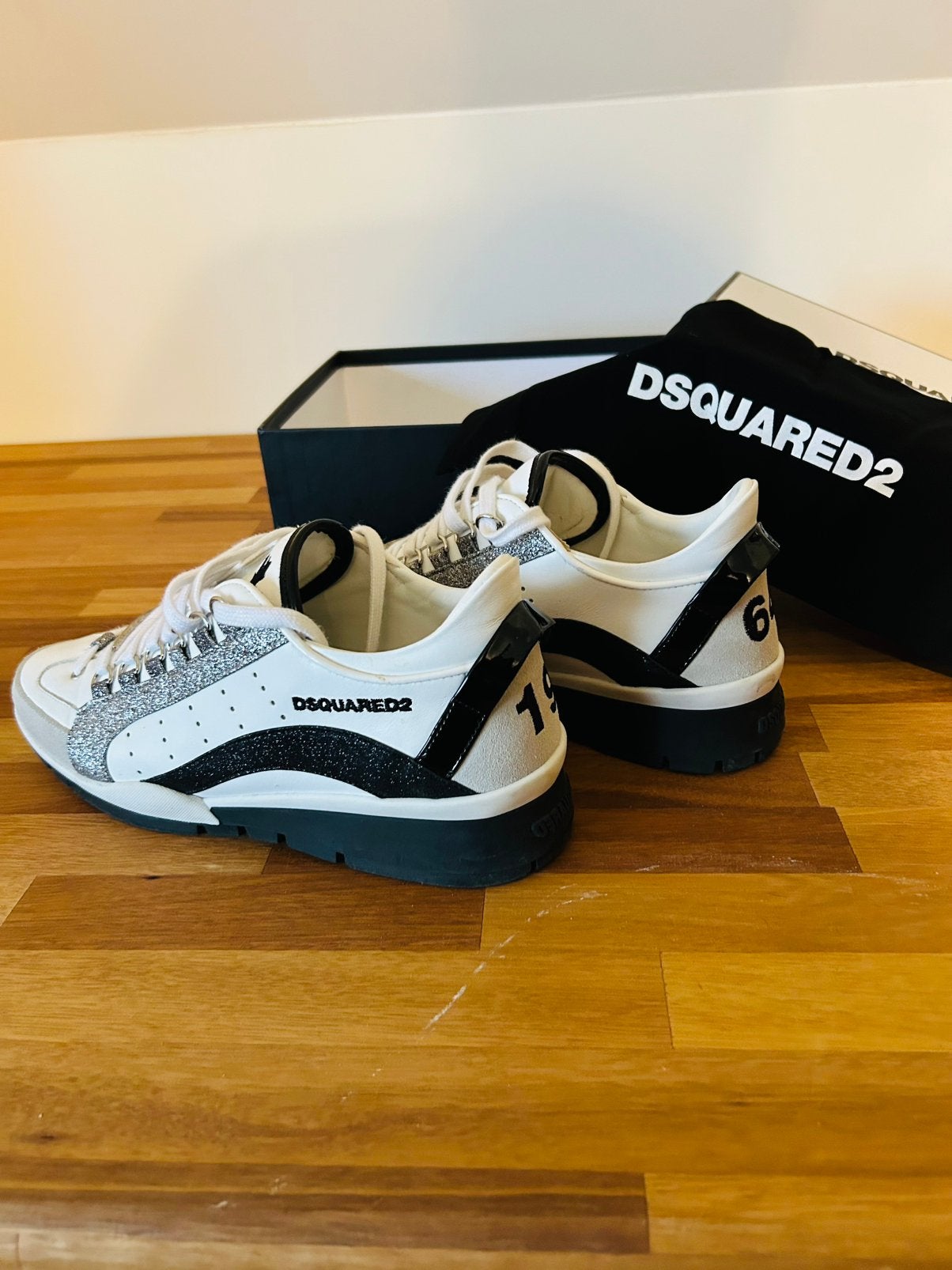 Dsquared2 schoenen 41 sneakers, Ophalen of Verzenden, Zo goed als nieuw, Wit, Sneakers of Gympen