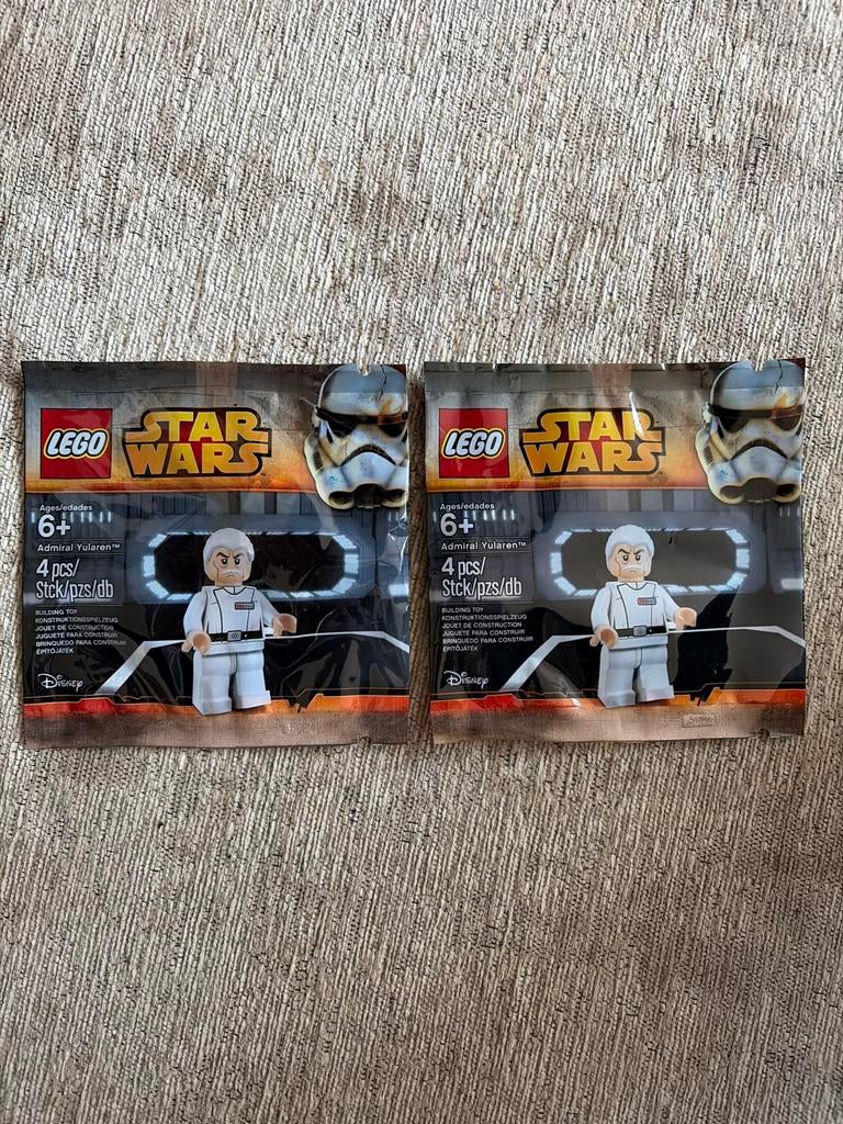 2x Lego Star Wars Admiral Yularen polybag, Ophalen of Verzenden, Nieuw, Losse stenen, Lego