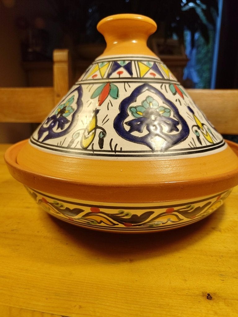 Marokkaanse tajine, nieuw, 27,5 cm, Huis en Inrichting, Keuken | Potten en Pannen, Ophalen, Tajine, Nieuw, Met deksel