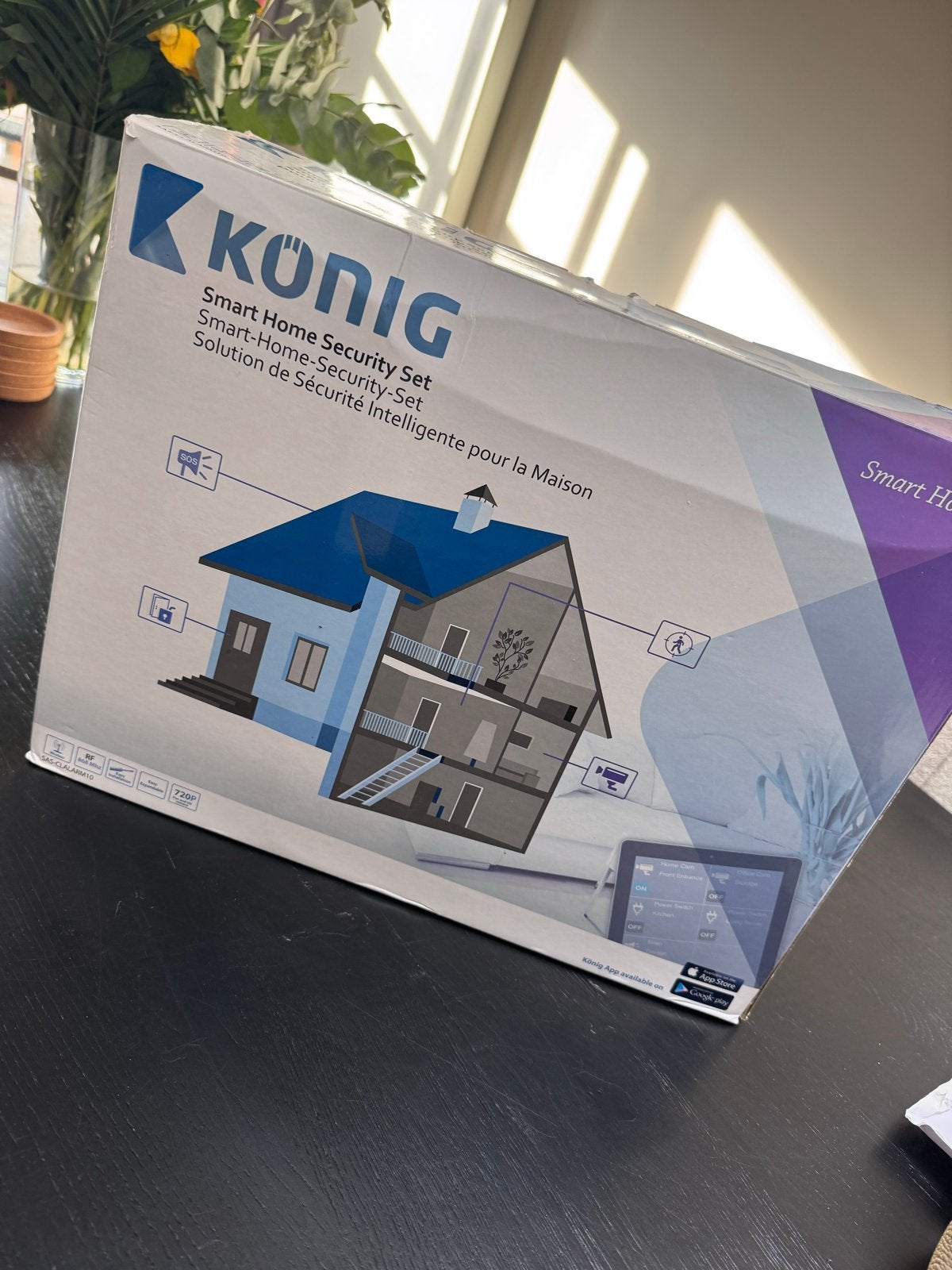 König Smart Home Security Set - Nieuw in doos, Ophalen, Beweging, Nieuw, Compleet systeem