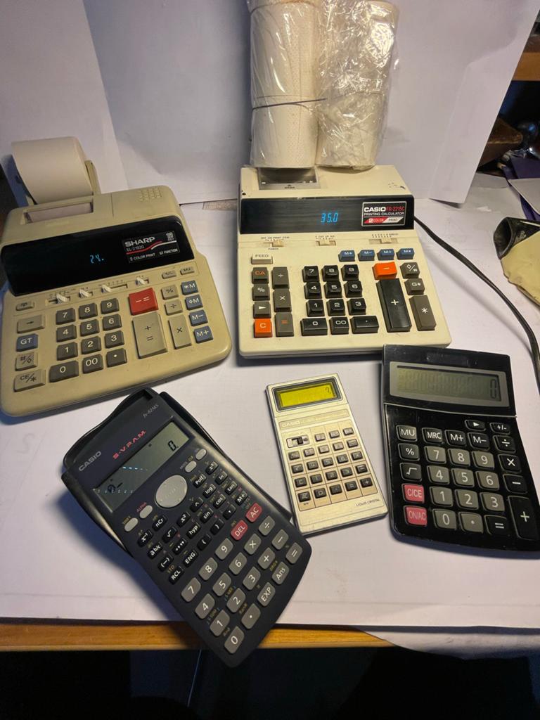 Rekenmachine/ telmachines/ telrollen, Verzamelen, Ophalen of Verzenden