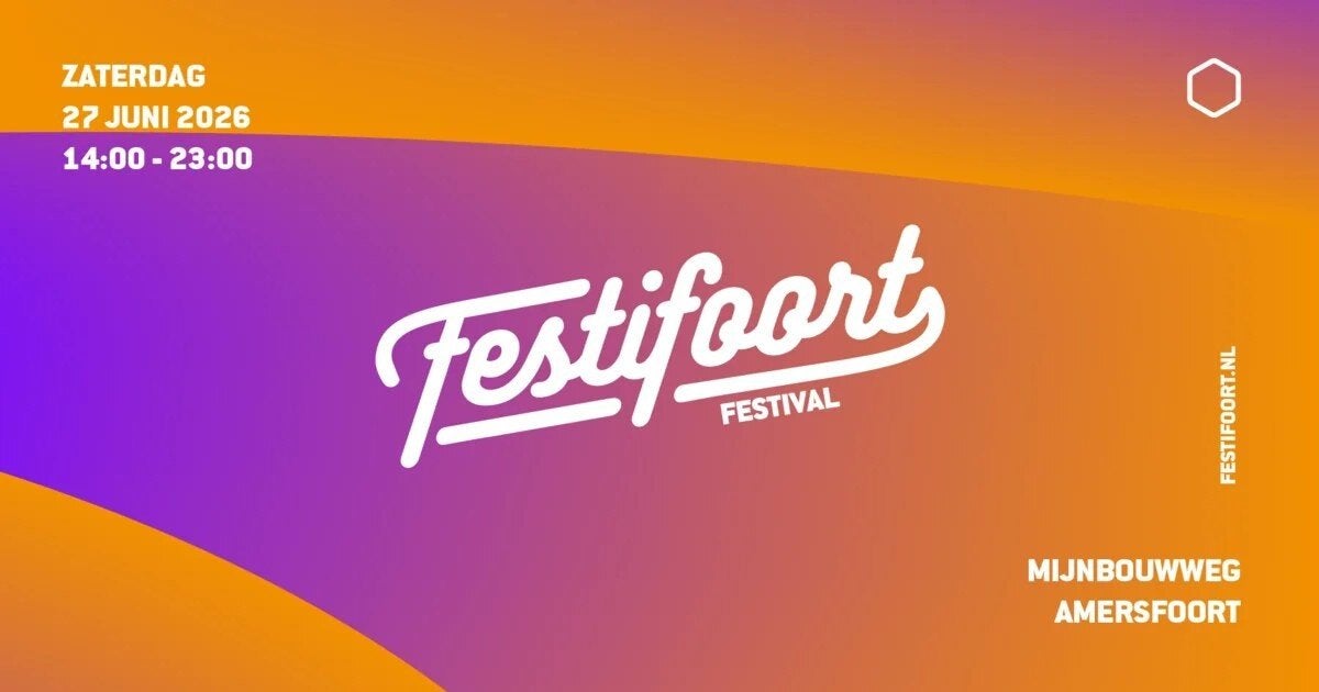 2x Ticket Festifoort festival 27 Juni Amersfoort, Eén persoon, Juni