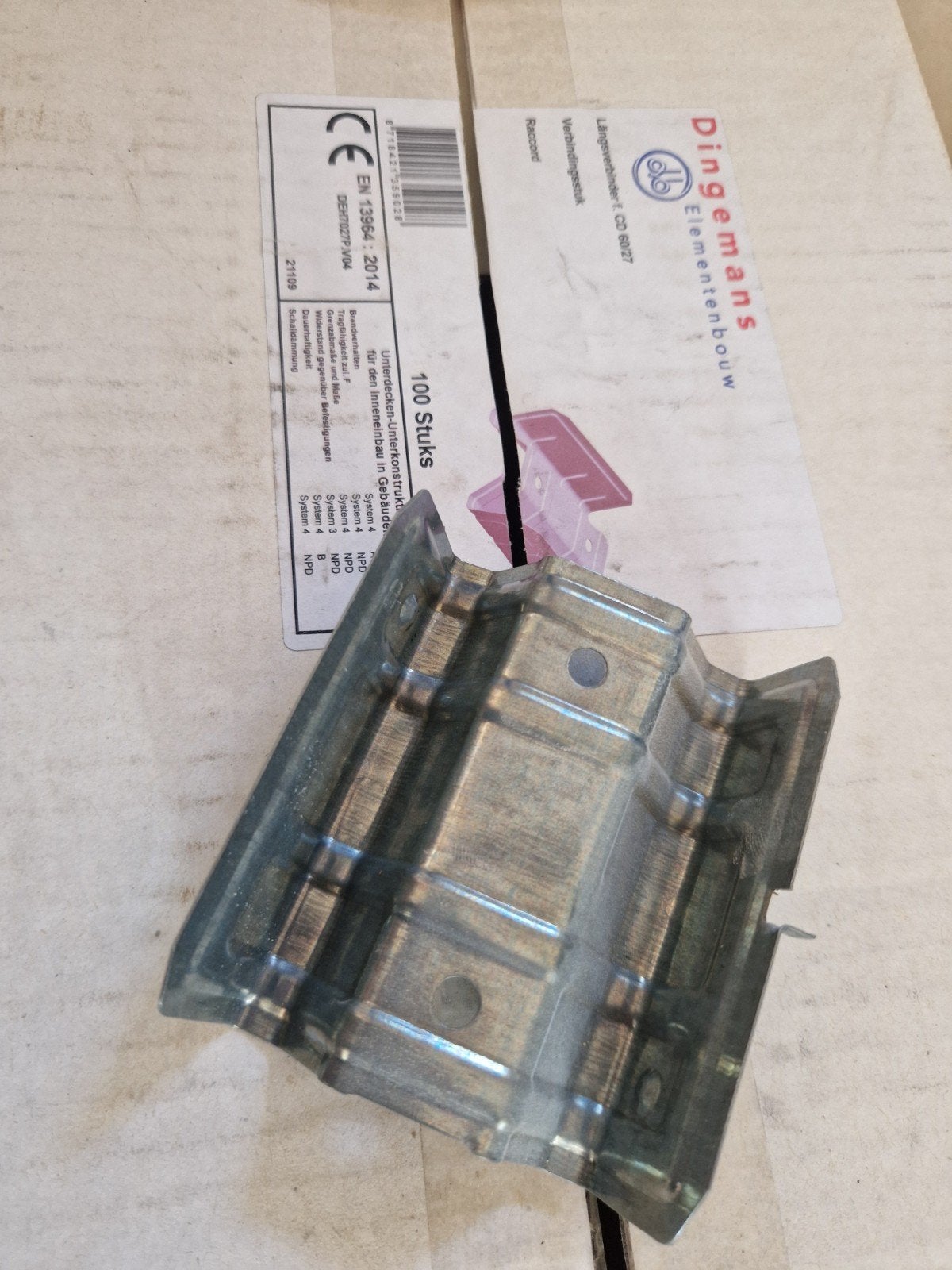 Langverbinders metalstud 60/27, Ophalen, Nieuw, Overige typen
