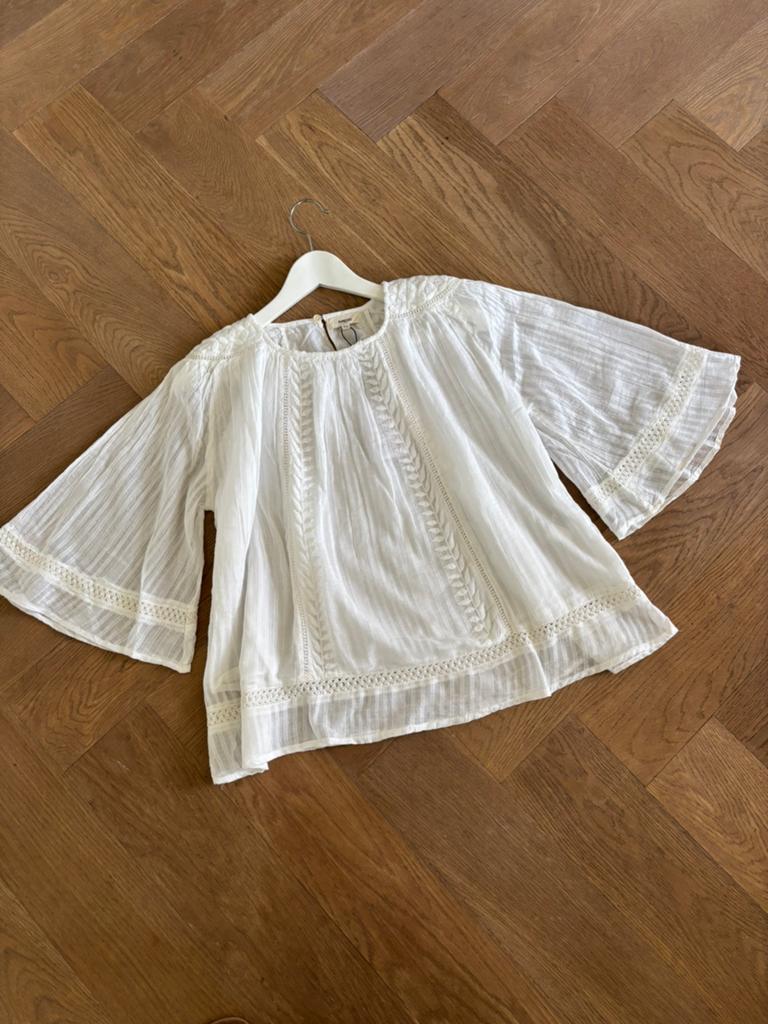 Suncoo blouse laurynn t2/M, Ophalen of Verzenden, Zo goed als nieuw, Wit