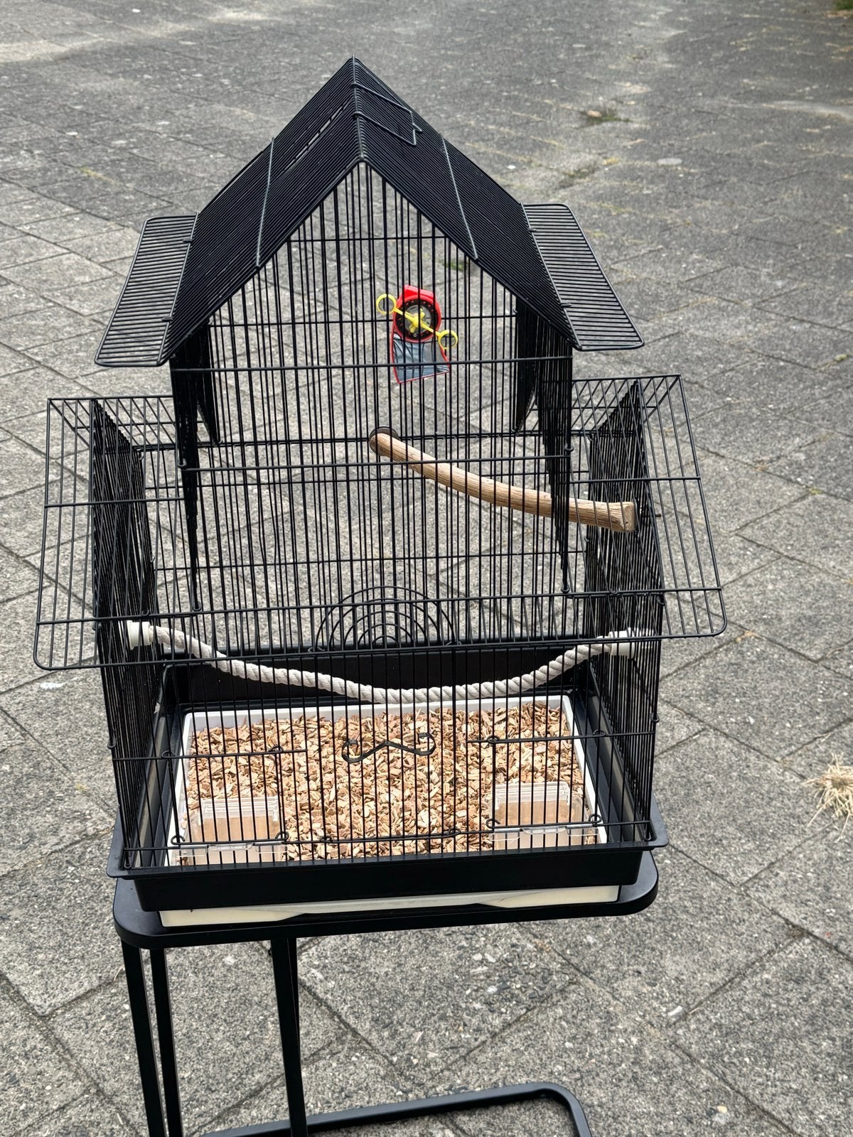 Te koop vogelkooi, Ophalen, Gebruikt, Metaal, Vogelkooi