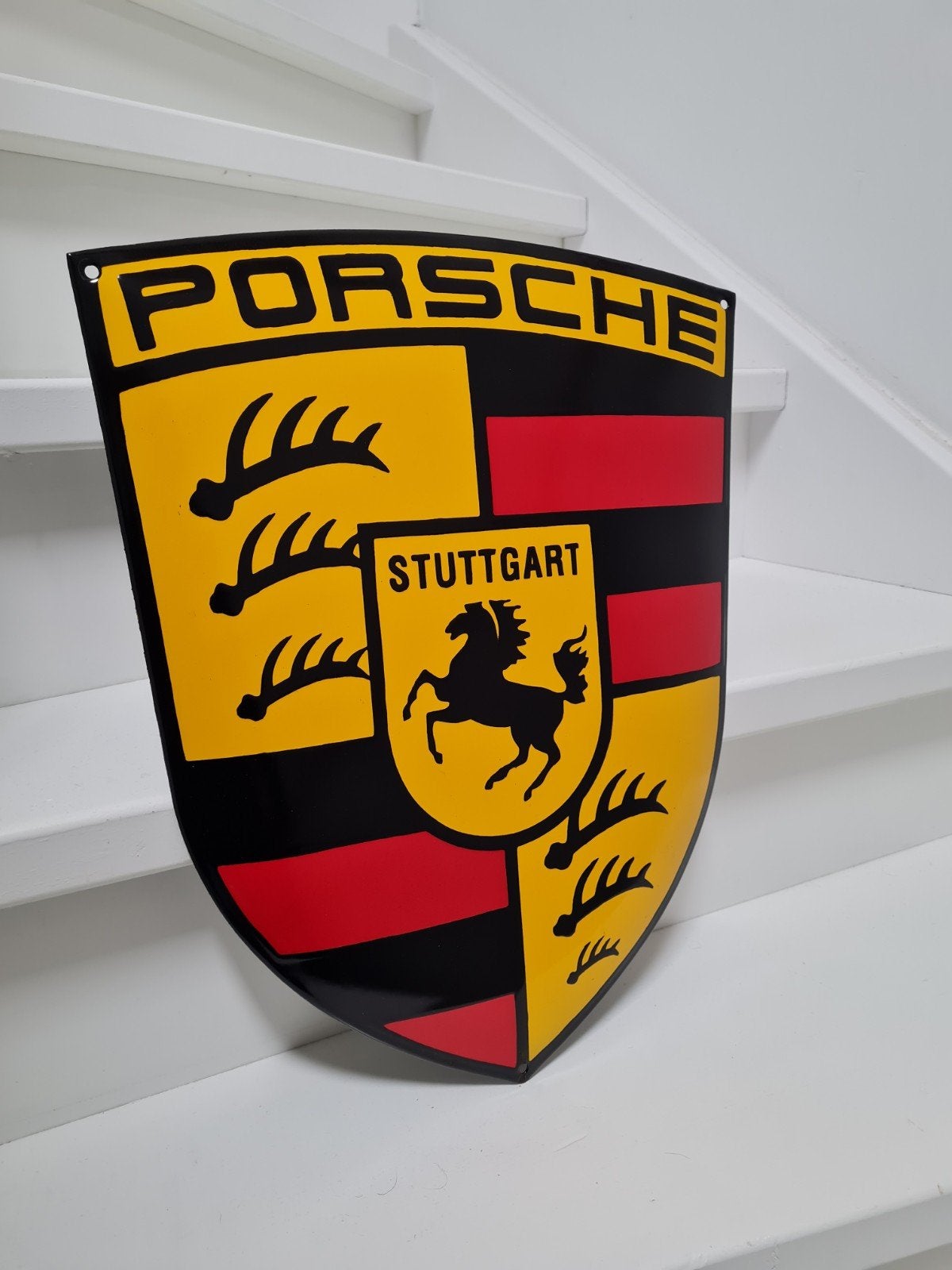 Porsche emaille reclamebord nieuw, Ophalen of Verzenden, Reclamebord