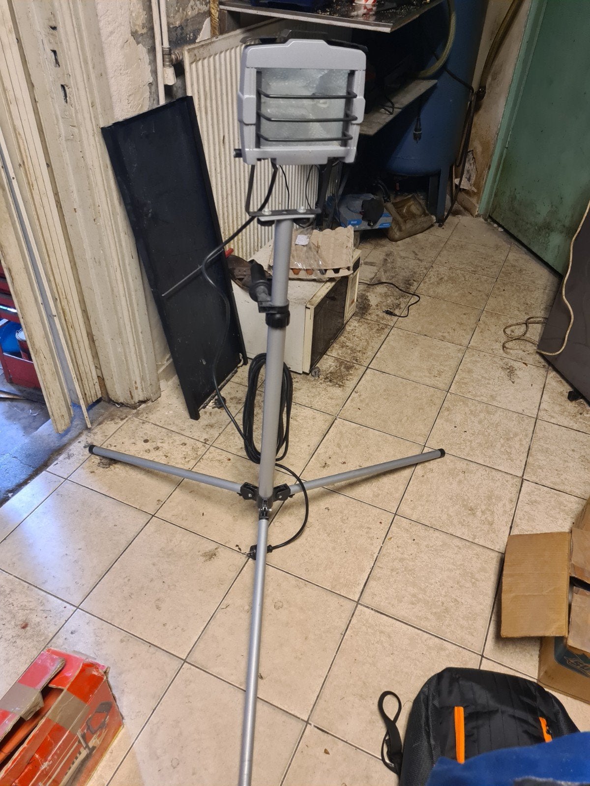 bouwlamp op statief, Doe-het-zelf en Verbouw, Bouwverlichting, Ophalen, Zo goed als nieuw