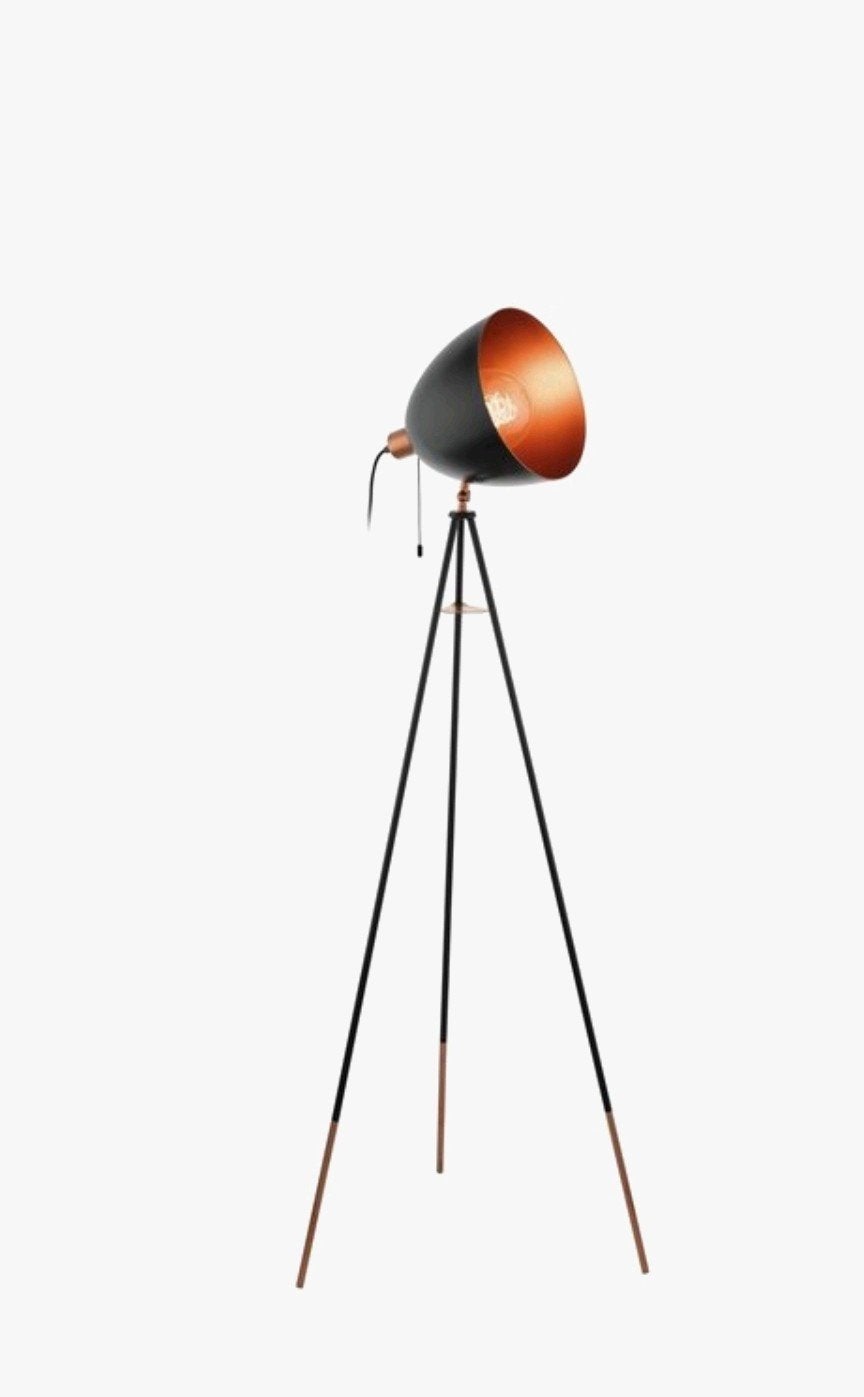 te koop mooie tripod lamp van 150 cm hoog met E27 fit, Robuust modern, Zo goed als nieuw, Metaal, E27 (groot)