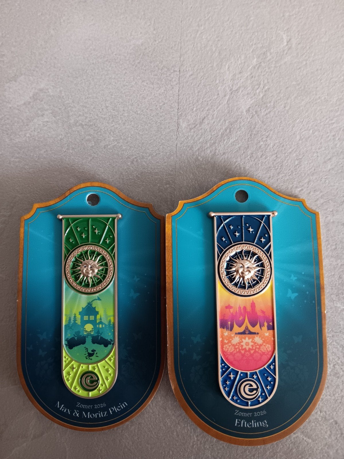 2 Efteling zomerpins, Verzamelen, Ophalen of Verzenden