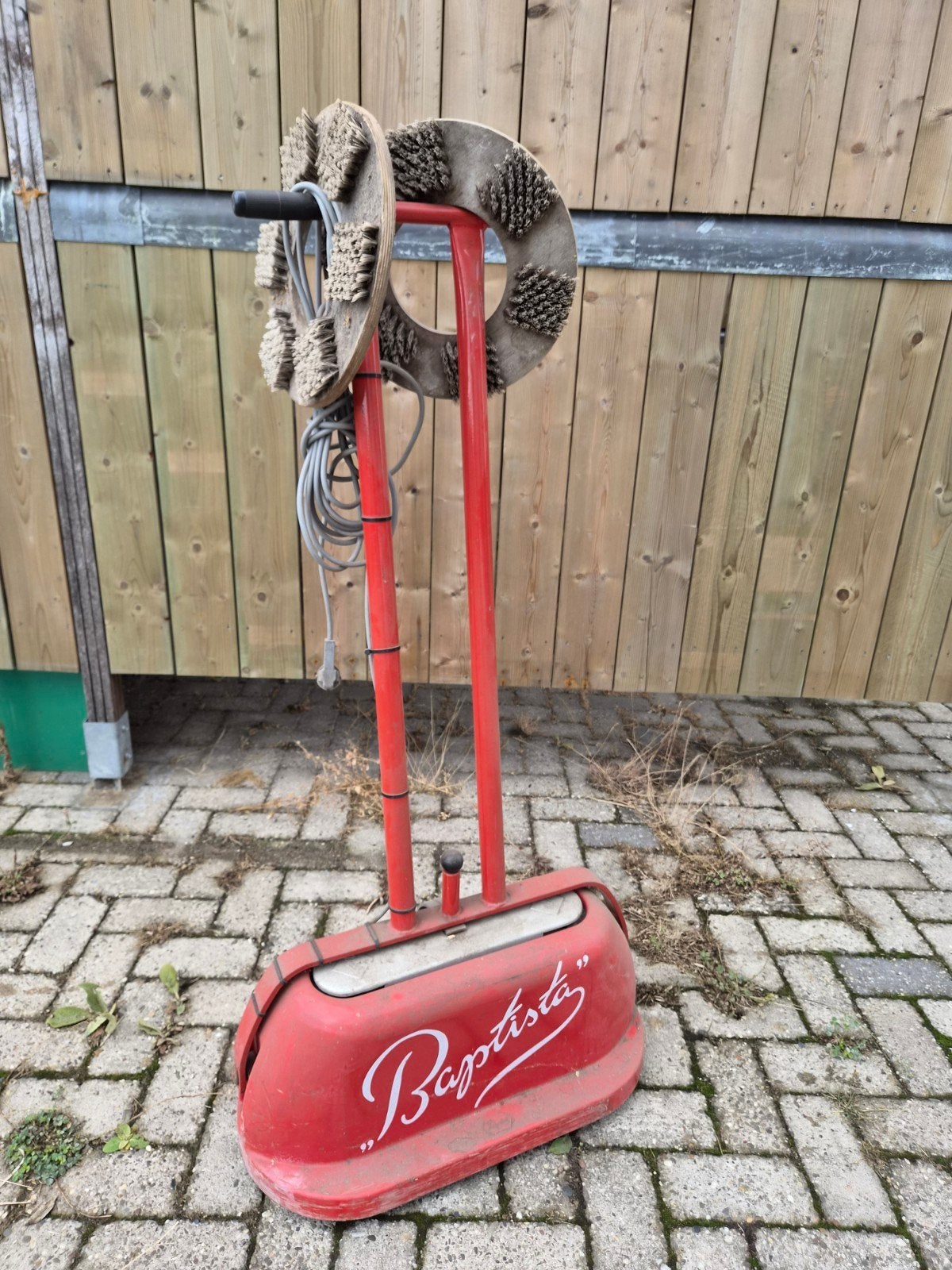 schrob / boenmachine, Ophalen, Gebruikt