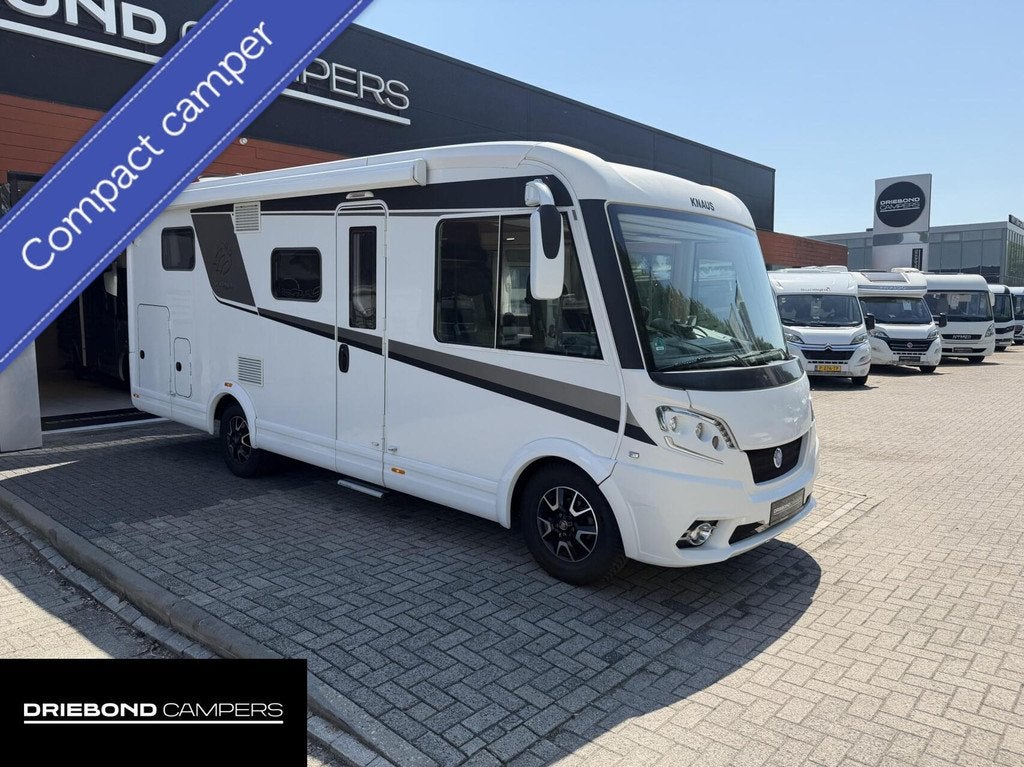 Knaus 650 Meg Platinum 9T-Automaat Enkele Bedden Hefbed Trek, Caravans en Kamperen, Campers, Airbags, 7 tot 8 meter, Bedrijf, Diesel