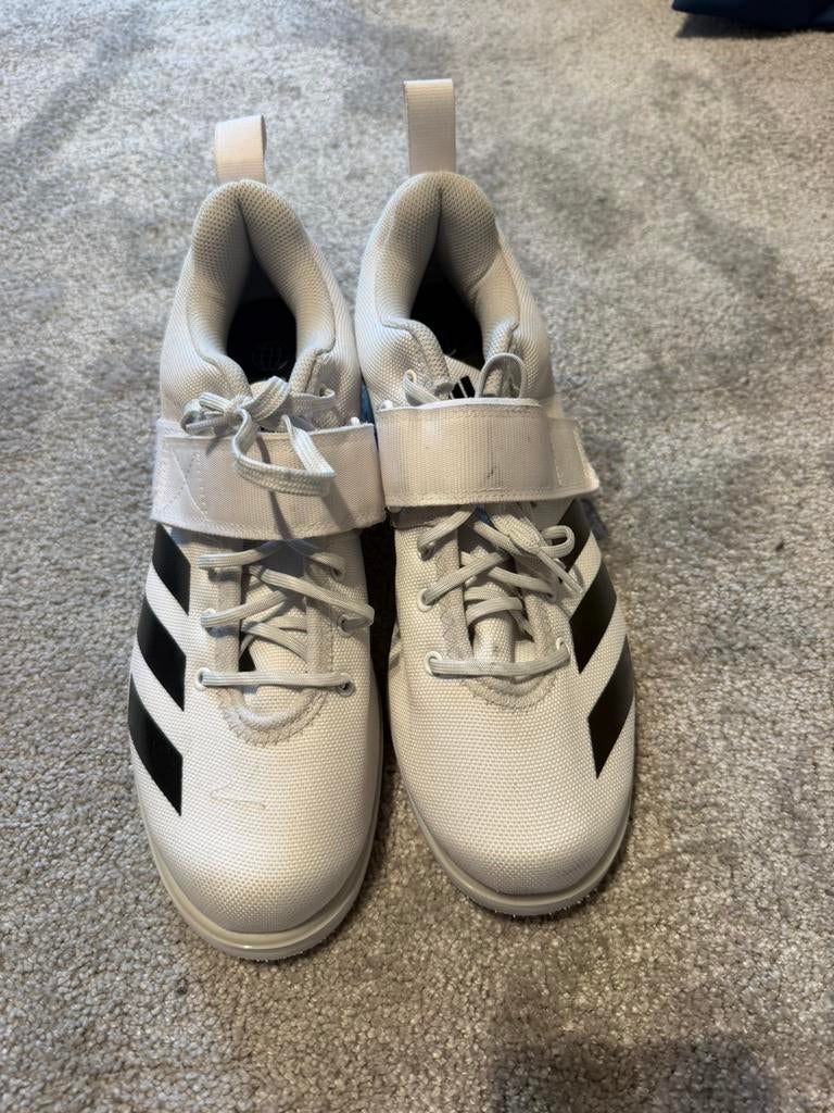 Adidas Powerlift Weightlifting Shoes - White/Black, Zwart, Boots, Ophalen of Verzenden, Zo goed als nieuw