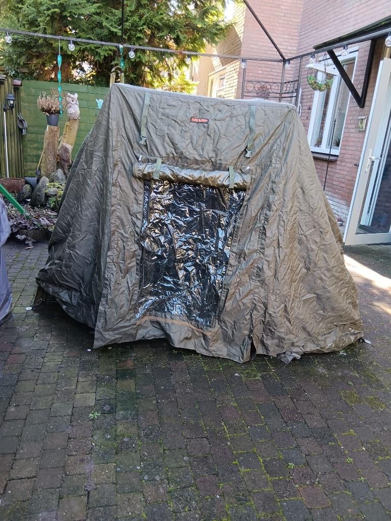 Vistent met overwrap (paraplumodel), Watersport en Boten, Hengelsport | Algemeen, Ophalen, Zo goed als nieuw, Overige typen