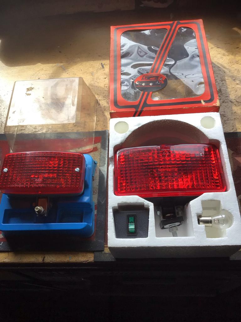 Vintage mistlampen jaren '60 -, Ophalen of Verzenden, Gebruikt, Oldtimer onderdelen