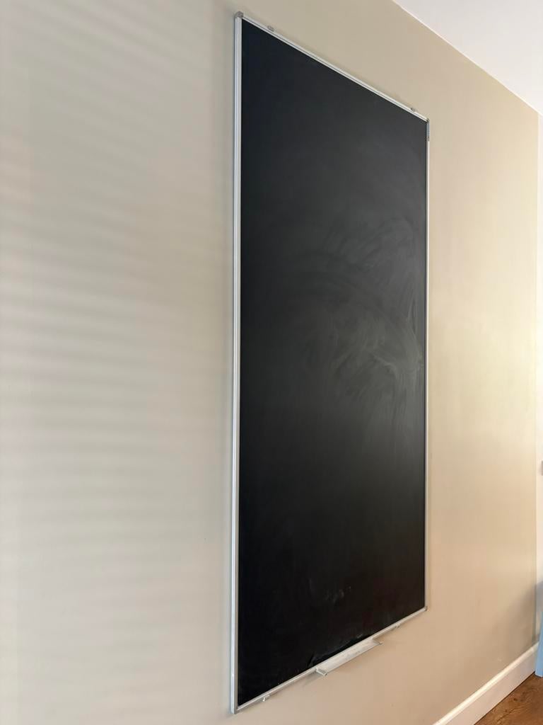 Groot modern krijtbord/schoolbord, Diversen, Schoolborden, Ophalen, Zo goed als nieuw, Krijtbord