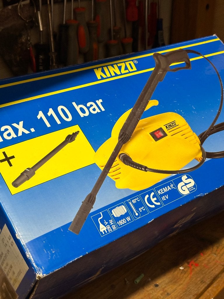 hogedruk reiniger, Tuin en Terras, Ophalen, Zo goed als nieuw, Elektrisch, Kinzo