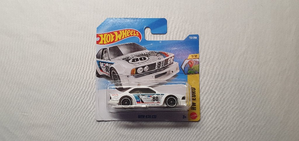 Hot Wheels BMW 635 CSI #80 wit, Ophalen of Verzenden, Nieuw, Auto