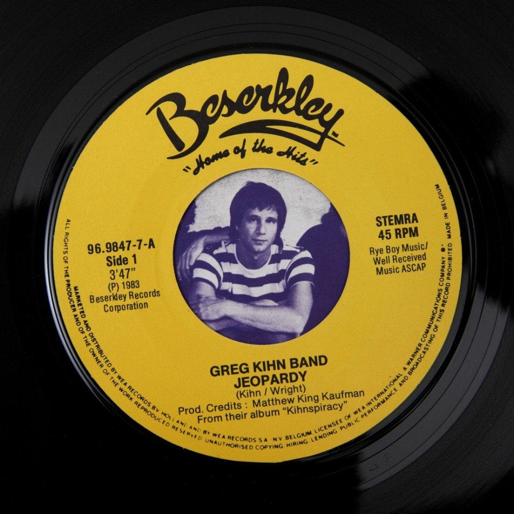JEOPARDY Greg Kihn Band HIT ROCK 1972, Verzenden, 7 inch, Zo goed als nieuw, Pop