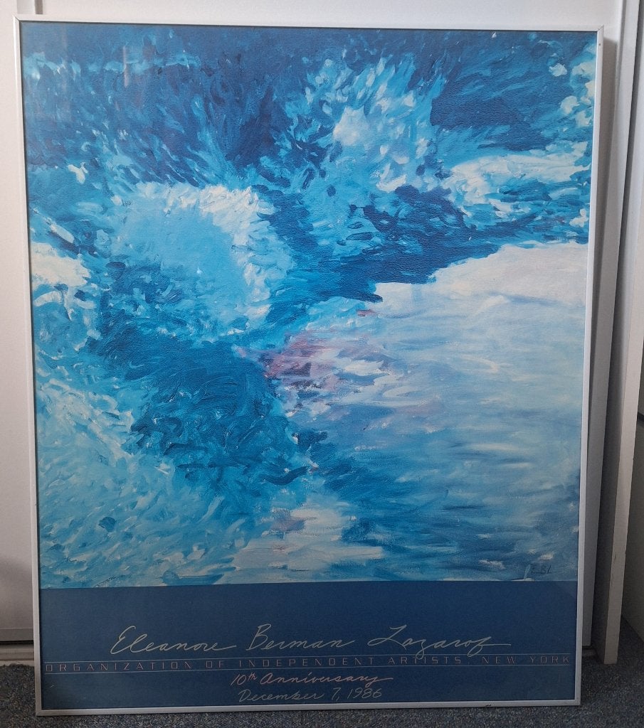 Poster Eleanore Berman Lazarof 10th Anniversary, Verzamelen, Ophalen, Rechthoekig Staand, Zo goed als nieuw, A1 t/m A3